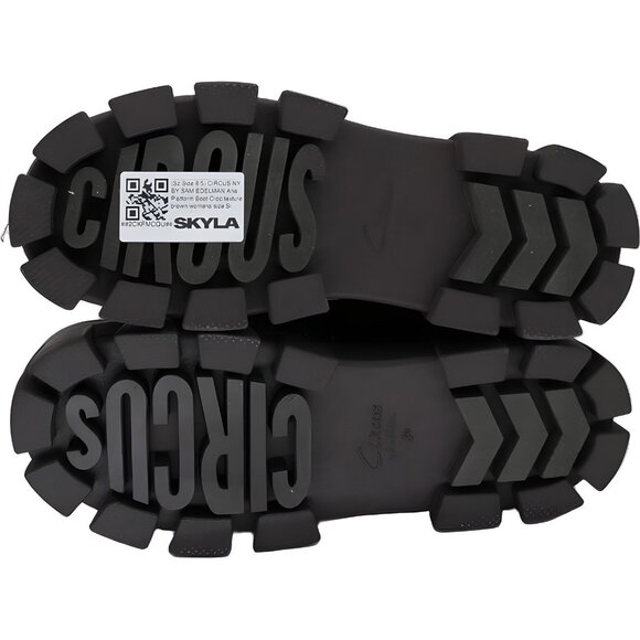 CIRCUS NY Croc Texture Ana Platform Boots Brown Size 8.5 - Picture 6 of 6